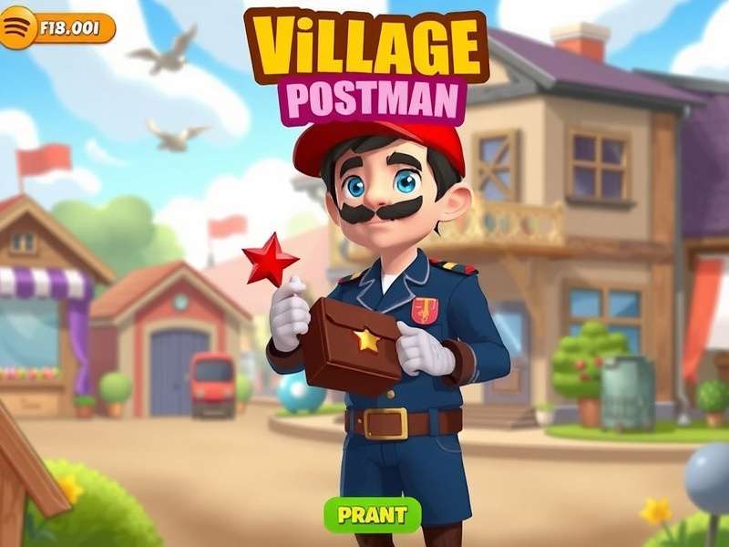 Village Postman Challenge Game Screenshot